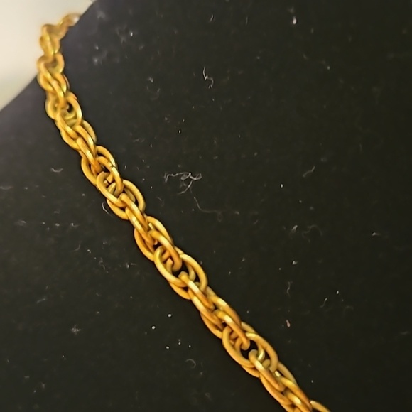 Goldtone BULLET Design 30"Long Rope Chain Necklace - Picture 4 of 5